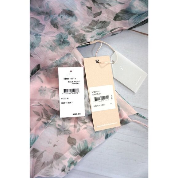 Keepsake the Label Cosmic Top Sage Floral Chiffon Blouse - Size M, NWT - Picture 6 of 10